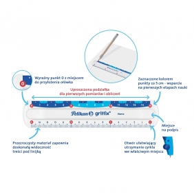 Linijka Griffix 15cm