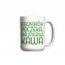 Kubek duży (440 ml) – Loki – Ragnarök poczeka, najpierw kawa