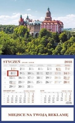 Kalendarz jednodzielny Zamek Książ 2018