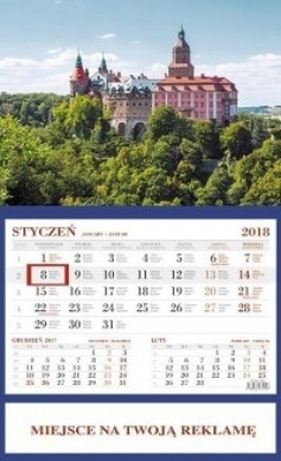 Kalendarz jednodzielny Zamek Książ 2018