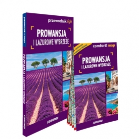 Prowansja i Lazurowe Wybrzeże light przewodnik + mapa - Grażyna Hanaf, Piotr Jabłoński, Magdalena Wolak