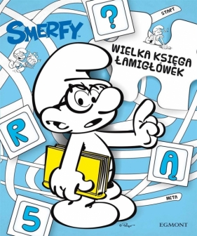 Wielka księga łamigłówek Smerfy (Uszkodzona okładka)