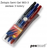  Żelopis Semi Gel 3 kolory