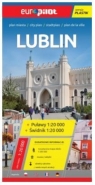Lublin, Puławy, Świdnik Plan miasta skala 1:20 000 praca zbiorowa