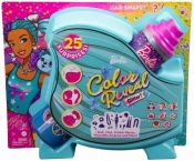 Lalka Barbie Color Reveal Imprezowe stylizacje niebiesko-fioletowe włosy (HBG38/HBG41)