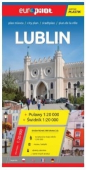Lublin, Puławy, Świdnik Plan miasta skala 1:20 000 - Praca zbiorowa