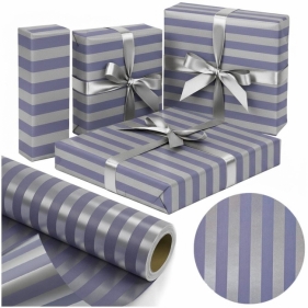 Papier metalizujący Srebrne Pasy X-Strong 38cmx20m