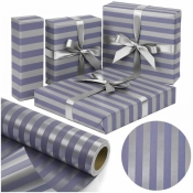 Papier metalizujący Srebrne Pasy X-Strong 38cmx20m