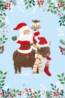 Karnet Boże Narodzenie - Jolly Santa