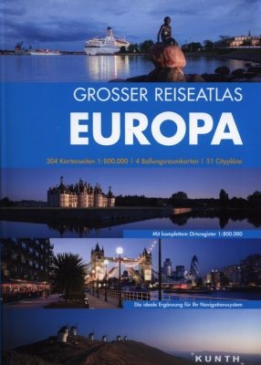 Grosser Reiseatlas Europa 1:800 000