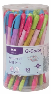 Długopis żelowy Semi-Gel - 0,5mm - niebieski