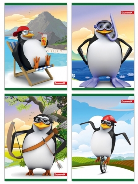 Zeszyty Dan-Mark PENGUIN A5 linia 16 (5905184014278)