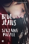 Szklane puzzle Jeans Blue