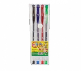 Długopisy żelowe, 4 kolory (L317W4)