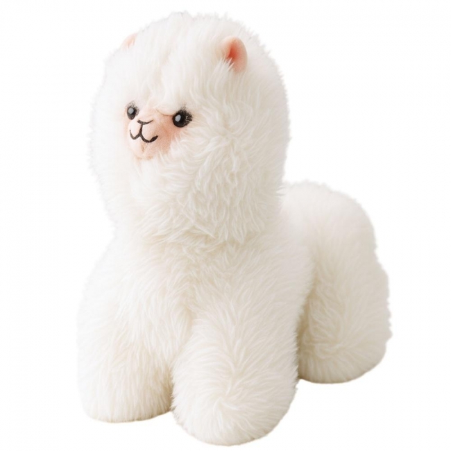 <img src='https://webimage.pl/pics/278/7/d5905991047278.jpg' style='height:440px' /> Pluszowa maskotka przytulanka lama biała 40x40 cm
