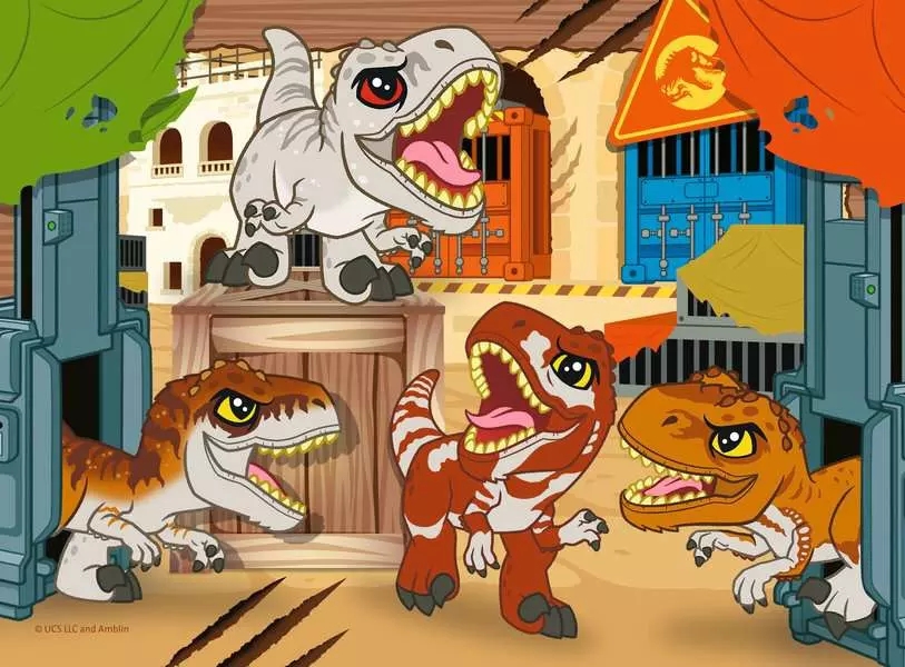 Ravensburger, Puzzle 4w1: Jurassic World Explorers (12004027)