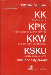 Kodeks karny Kodeks postępowania karnego Kodeks karny wykonawczy Koszty sądowe karne - <br />