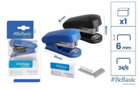 Zszywacz mini + zszywki 24/6 MIX