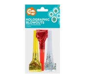 Trabki zestaw 3 szt.holograficzny