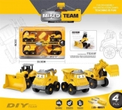 Zestaw 4 aut do rozkręcania