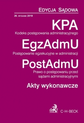 Kodeks postępowania administracyjnego Postępowanie egzekucyjne w administracji