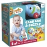  Samochodzik słoń i puzzle - Carotina Baby (304-102280)od 12 miesięcy