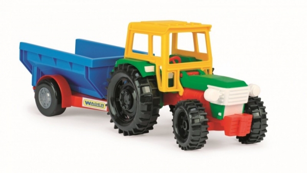 Traktor z wywrotką 38 cm w folii (35001b)
