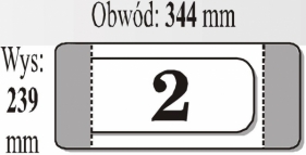 Okładka książkowa nr 2 (50 szt) IKS