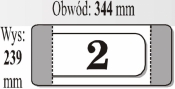 Okładka książkowa nr 2 (50 szt) IKS