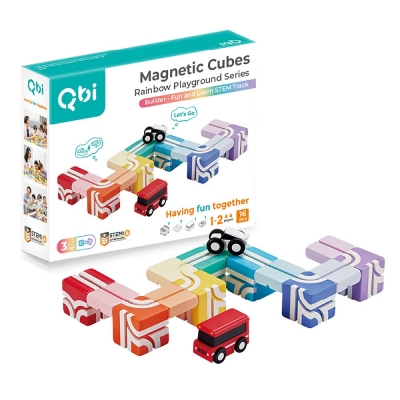 Klocki magnetyczne Qbi Builder Fun and Learn STEM Track