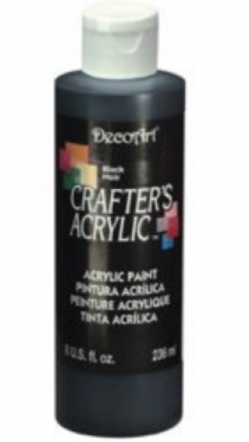 Crafter"s Acrylic black 236ml
