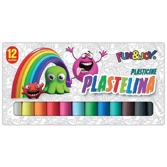 Plastelina Fun&Joy, 12 kolorów (220440)