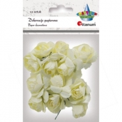 Różyczki papierowe - kremowe (396494)