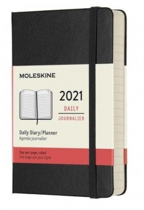 Kalendarz 2021 dzienny 12MP tw. czarny