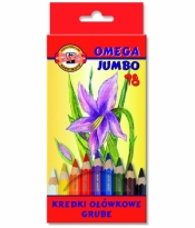 Kredki Omega Jumbo - 18 kolorów (3383)