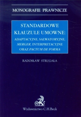 Standardowe klauzule umowne - Strugała Radosław<br />