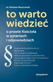 To warto wiedzieć - Mazurowski Wiesław