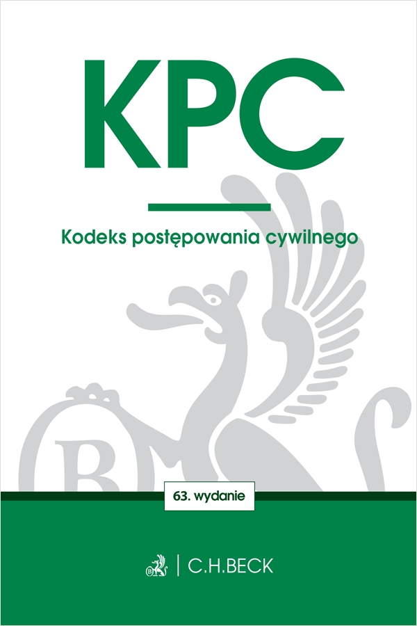 <img src='https://webimage.pl/pics/280/9/d9788384119280.png' style='height:440px' /> KPC. Kodeks postępowania cywilnego
