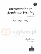 Introduction to Academic Writing Answer Key