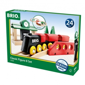 Brio Trains & Vehicles: Kolejka drewniana z torami - podstawowa (63302800)