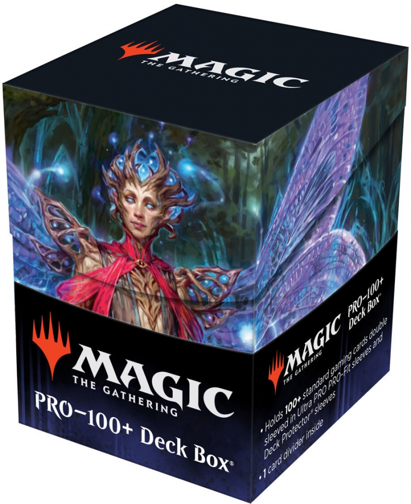 <img src='https://webimage.pl/pics/281/0/d074427380281.jpg' style='height:440px' /> Ultra Pro: Magic the Gathering - Wilds of Eldraine - 100+ Deck Box - Tegwyll, Duke of Splendor