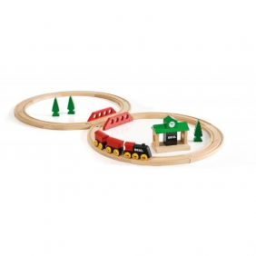 Brio Trains & Vehicles: Kolejka drewniana z torami - podstawowa (63302800)