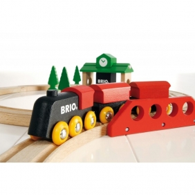 Brio Trains & Vehicles: Kolejka drewniana z torami - podstawowa (63302800)