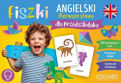 Angielski. Pierwsze słowa dla przedszkolaka. Fiszki