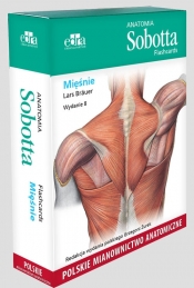 Anatomia Sobotta Flashcards. Mięśnie. Polskie mianownictwo anatomiczne - Lars Bräuer