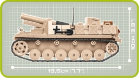 Cobi 2528 Sturmpanzer II - niemieckie działo samobieżne