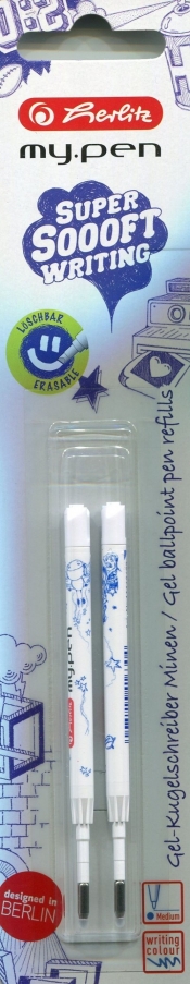 Wkład zmazywalny do długopisów My pen niebieski