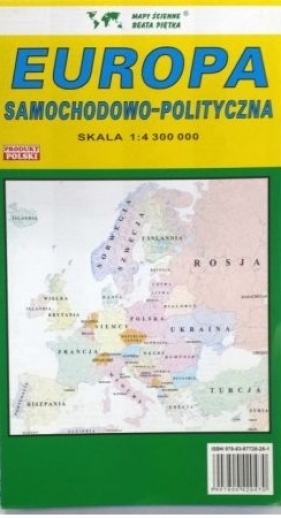 Europa samochodowa 1 : 4 300 000 - Opracowanie zbiorowe