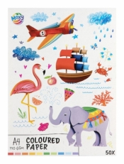 Papier kolorowy A4 50 arkuszy