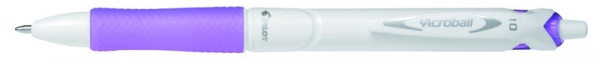 Długopis olejowy Pilot Acroball Pure White Begreen fioletowy (BAB-15M-WPUV-BG)